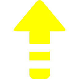 256x256 Yellow Arrow Up Icon