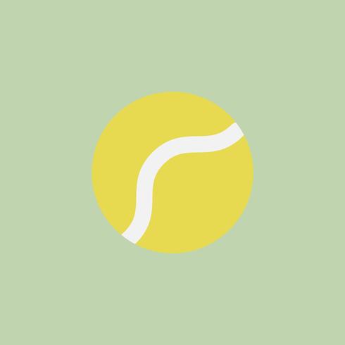 490x490 Illustration Of Tennis Ball Icon