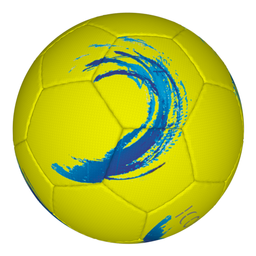 500x500 Icon Thermally Bonded Beach Soccer Ball Yellow Ball