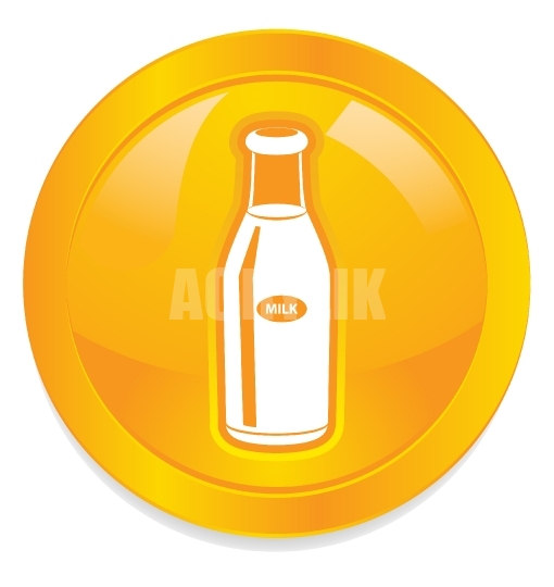 510x540 Milk Bottle Button Icon