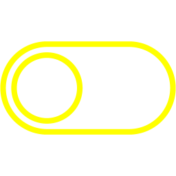 256x256 Yellow Button Off Icon