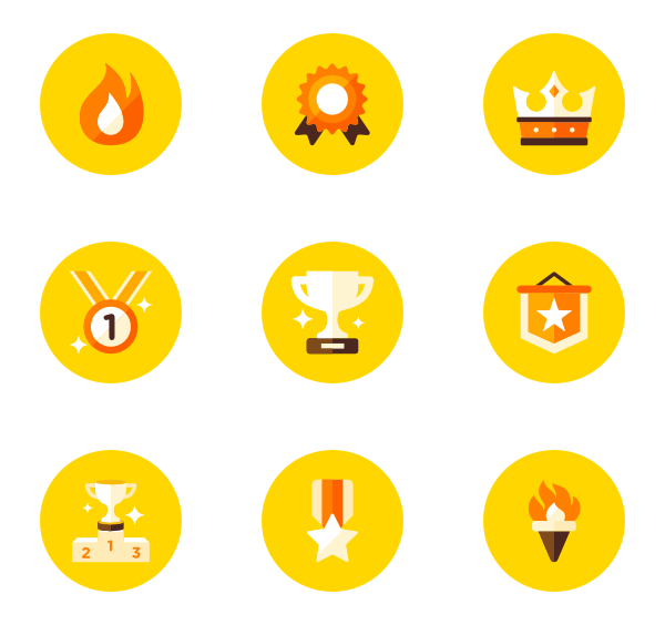 600x564 Essential Circle Icon Style Yellow