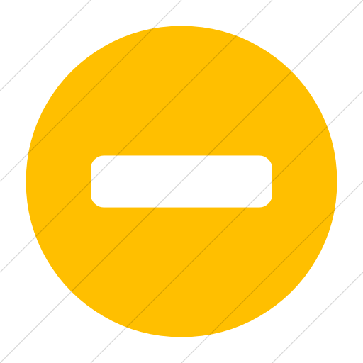 512x512 Iconsetc Simple Yellow Bootstrap Font Awesome Minus Circle Icon
