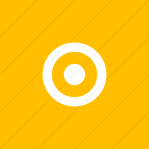 512x512 Iconsetc Flat Square White On Yellow Bootstrap Font Awesome Dot