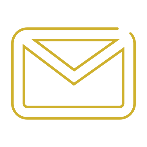 512x512 Yellow Email Line Icon
