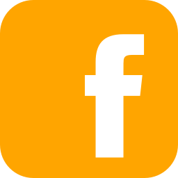 256x256 Free Orange Facebook Icon