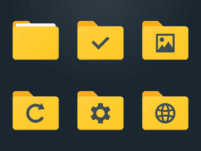 Yellow Folder Icon
