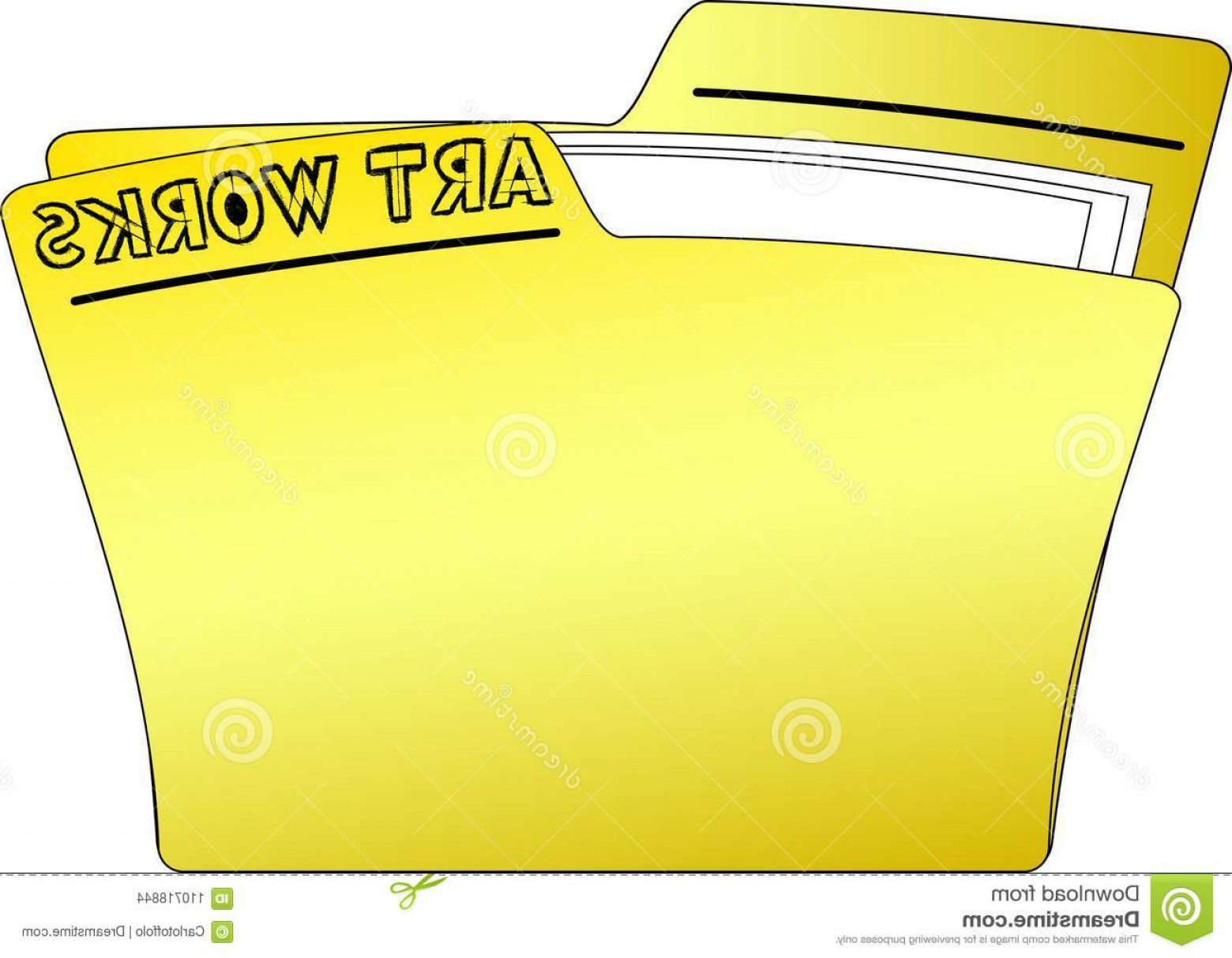 1560x1213 Icon Yellow Folder Containing Some Documents Having Write Art