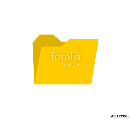 500x455 Yellow Folder Icon Web Icon For Your Design Folder Vector Icon