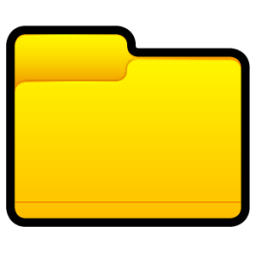 256x256 Yellow Folder Directory Icon Png