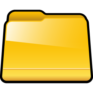 300x300 Generic, Yellow, Folder Icon Folder Icon Sets Icon Ninja