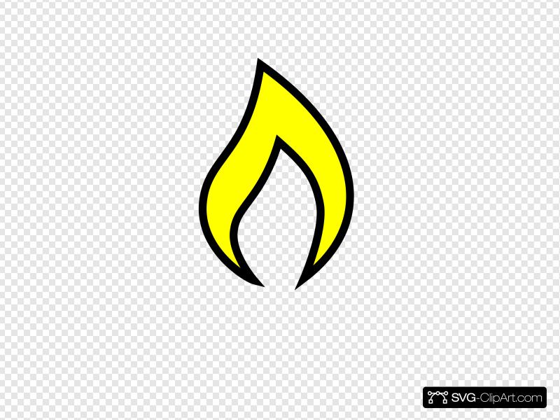 800x600 Flame Yellow Tristan Clip Art, Icon