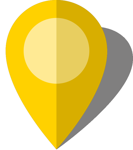568x640 Simple Location Map Yellow Free Vector Data
