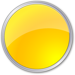 256x256 Circle, Yellow Icon