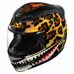 300x300 Icon Airmada Sauvetage Duex Motorcycle Helmet Yellow Ebay