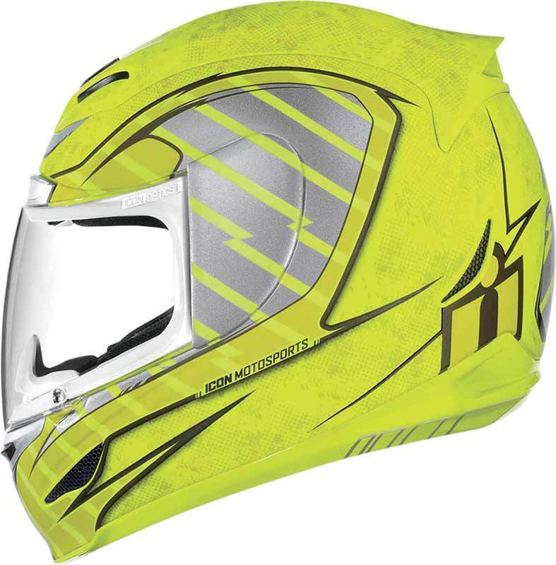 787x800 Icon Motorcycle Vest, Icon Airmada Volare Helmet Helmets Yellow