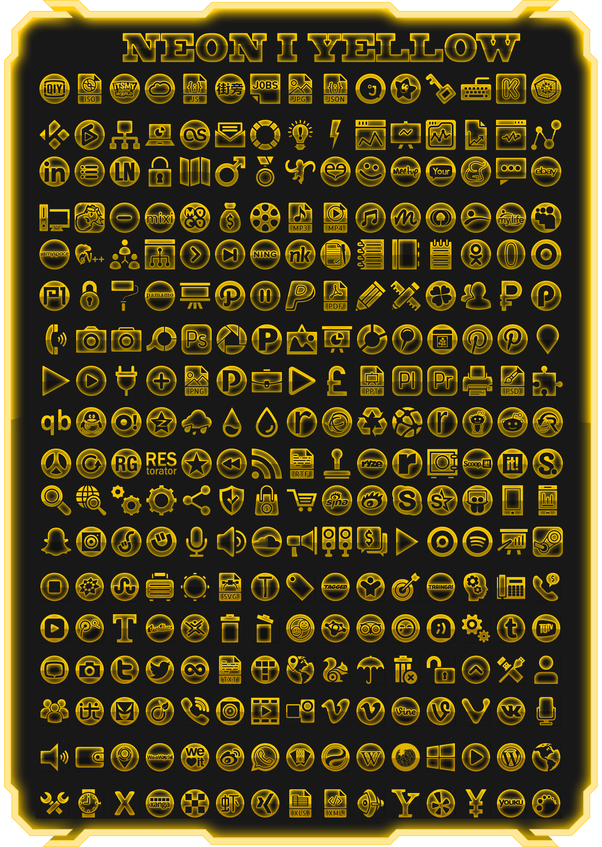 Yellow Icon Pack at Vectorified.com | Collection of Yellow Icon Pack ...