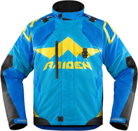 470x447 Icon Raiden Dkr Blueyellow Jacket Trackstar Racing