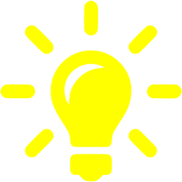 256x256 Yellow Idea Icon