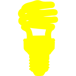 256x256 Yellow Light Bulb Icon