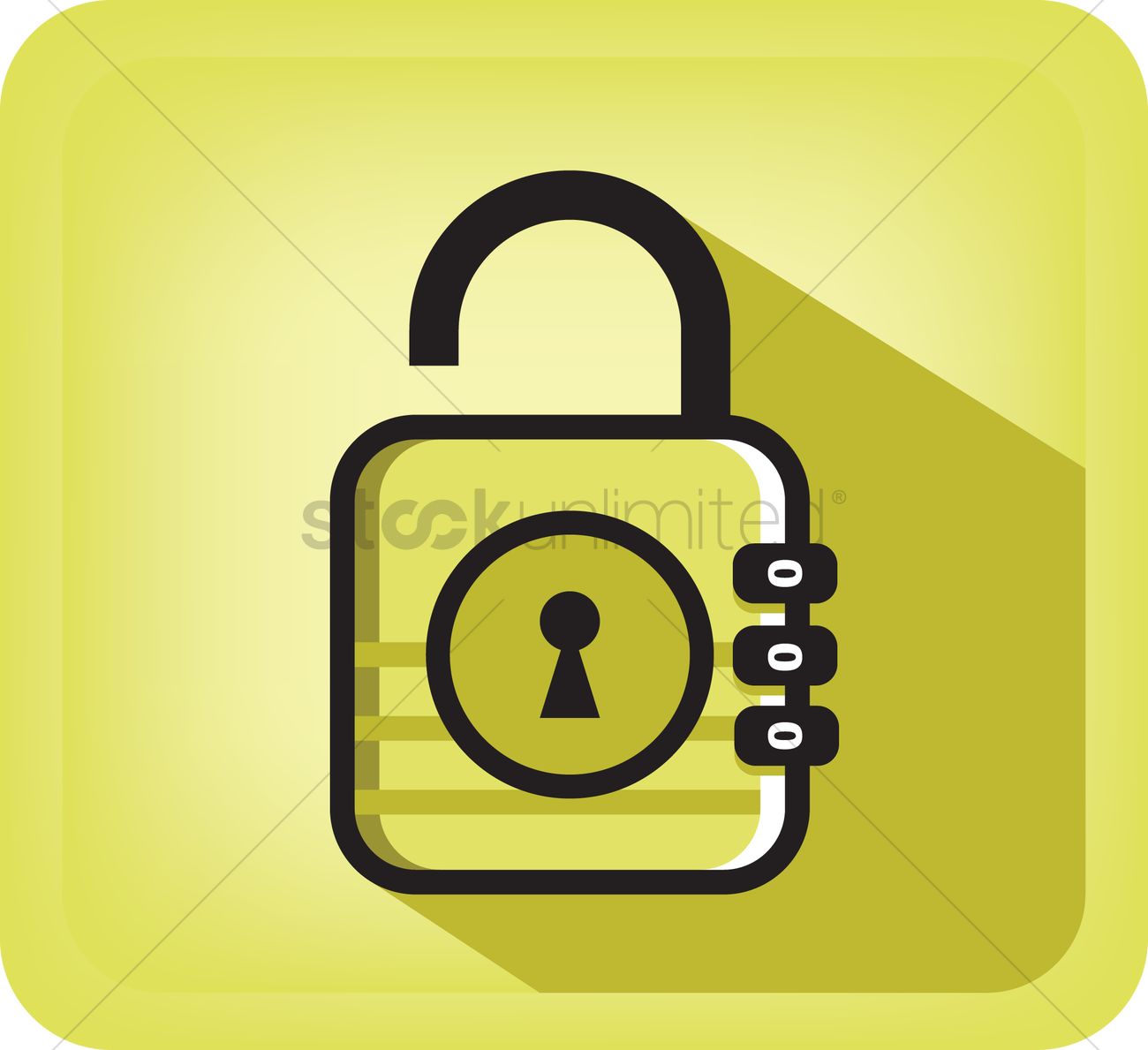 1300x1189 Lock Icon Vector Image