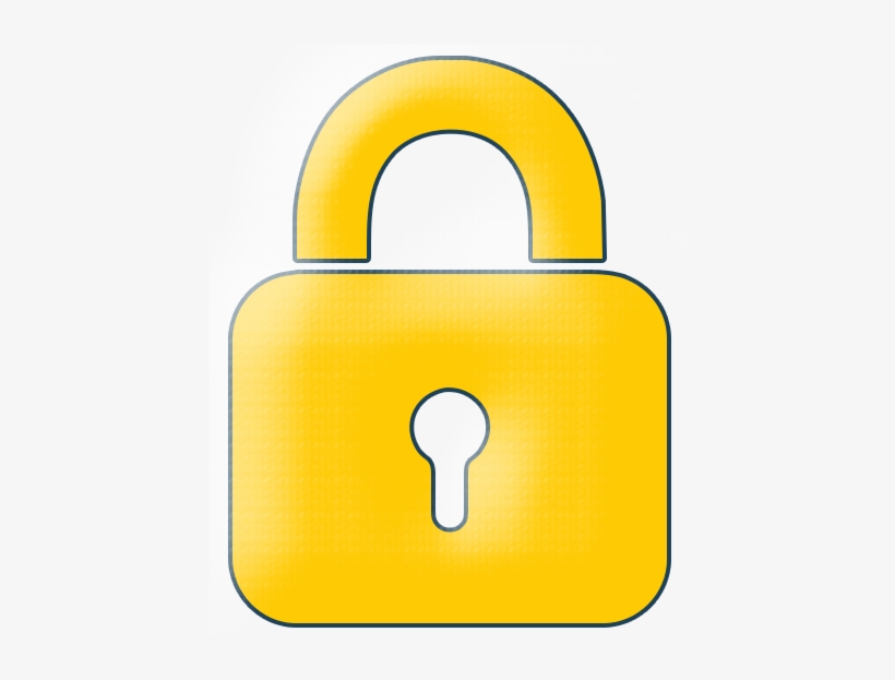 820x623 Yellow Lock Icon