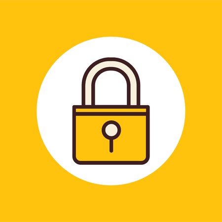 450x450 Lock Icon Element Of Lock And Keys Icons For Mobile Concept