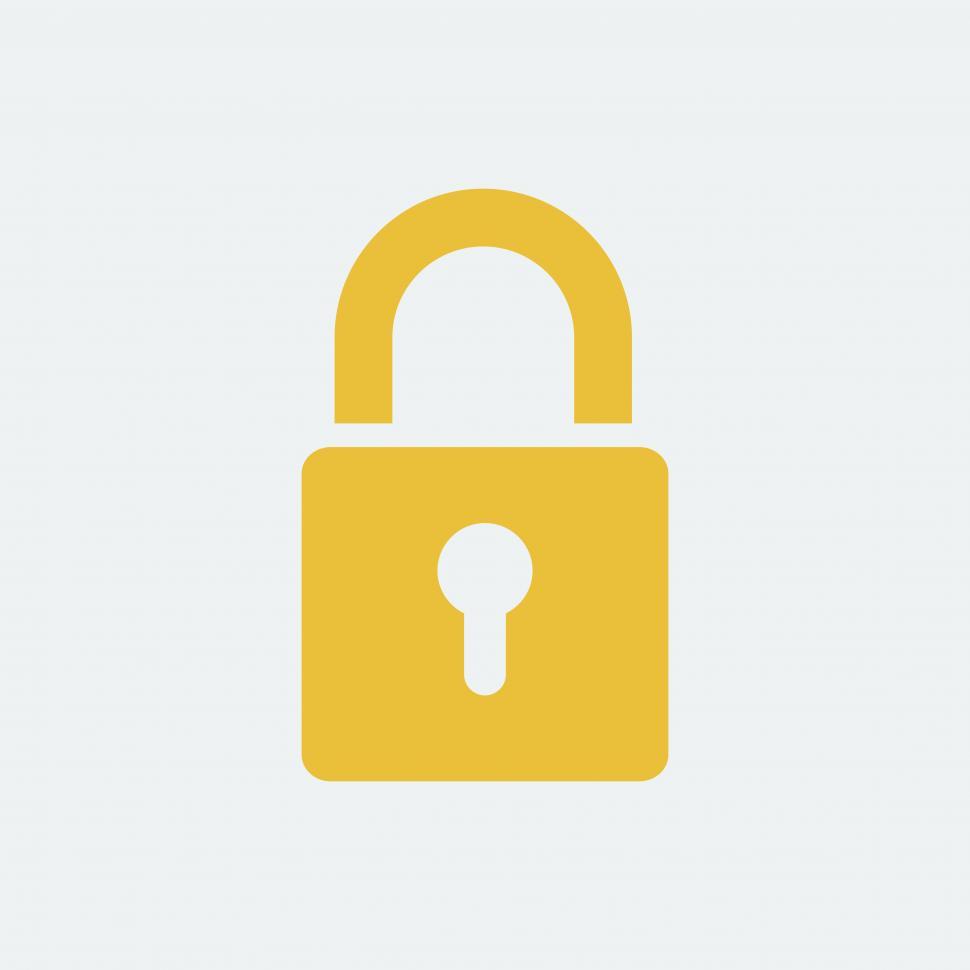 970x970 Get Free Stock Photos Of Yellow Lock Symbol Online Download
