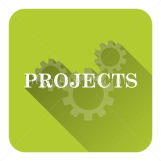Projects Flat Icon With Long Shadow Vector 324x324 Projects Flat Icon With Long Shadow Vector