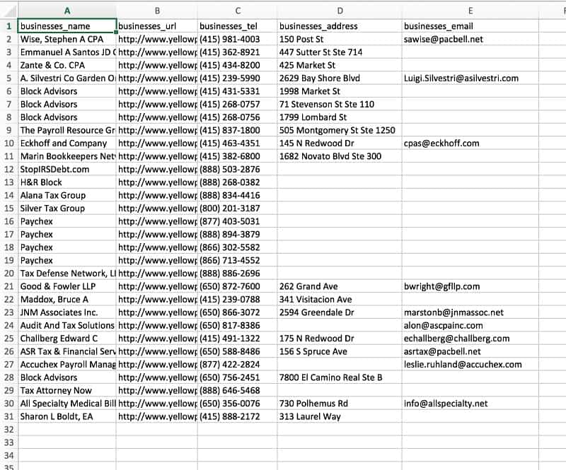 How To Scrape The Yellow Pages Website For Contact Info Parsehub 800x665 How To Scrape The Yellow Pages Website For Contact Info Parsehub