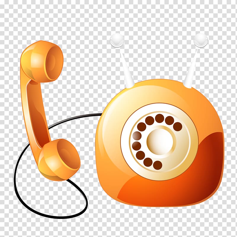 800x800 Telephone Headphones Icon, Yellow Cartoon Phone Transparent