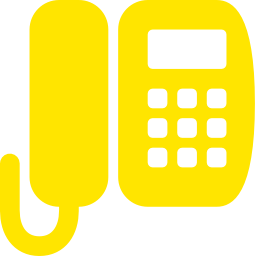 256x256 Free Yellow Phone Icon