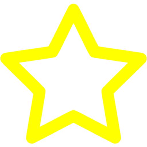 512x512 Yellow Outline Star Icon