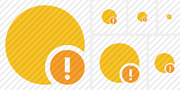 580x290 Point Yellow Warning Icon Symbol Color Professional Stock Icon