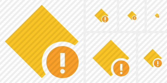 580x290 Rhombus Yellow Warning Icon