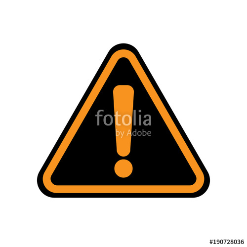 500x500 Warning Icon Yellow Exclamation Point