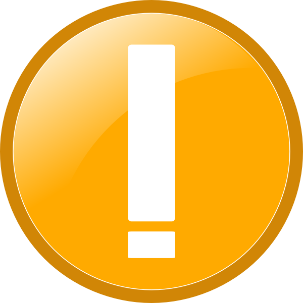 600x601 Warning Icon Clip Art