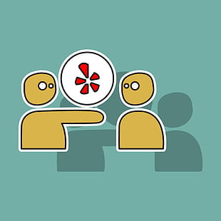 310x310 Network Restaurant Review Social Yelp Icon Vector