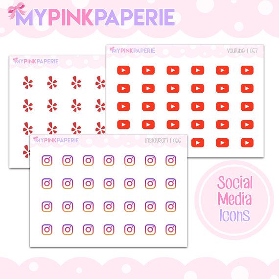 570x569 Social Media Icons