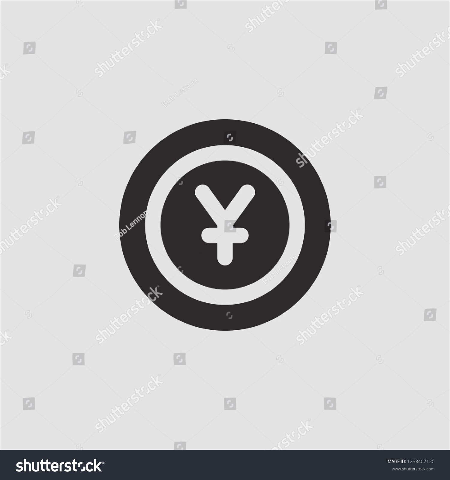 1500x1600 Title Filled Yen Super Icon Yen Vector Illustration For Graphic