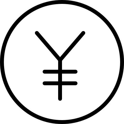 512x512 Yen Symbol Icons Free Download