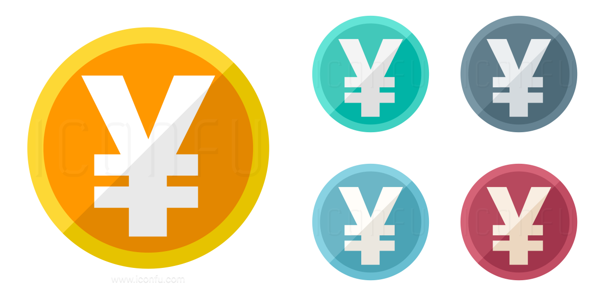 1200x600 Currency Yen Icon