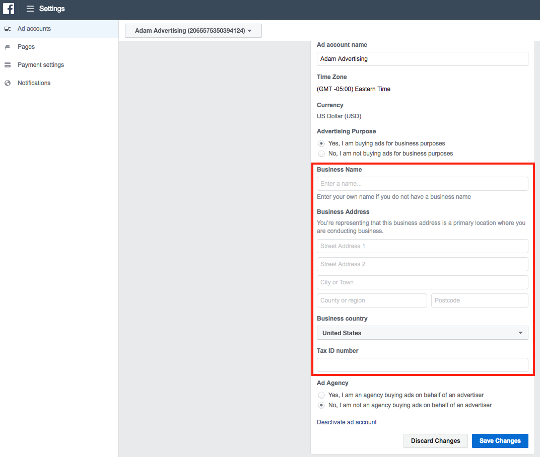 1072x908 Set Up Your Facebook Ad Account Infomation Pronto Service