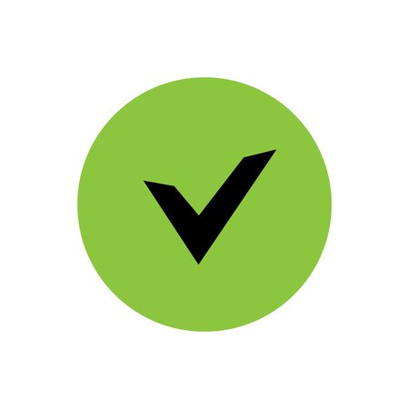 450x450 Chek, Ok, Yes Icon Approved Vector Illustration Royalty Free