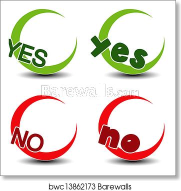 362x382 Vector Yes No Symbol