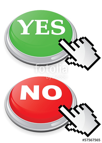 357x500 Yes No Icon Stock Image And Royalty Free Vector On Fotolia