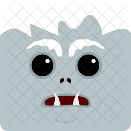256x256 Yeti, Halloween, Spooky, Seasonal Icon Of Flat Style