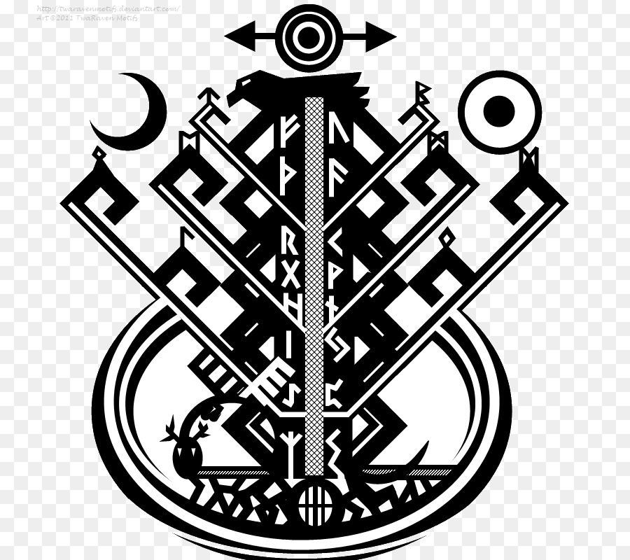 900x800 Download Free Png Odin Yggdrasil Runes Symbol Norse Mythology Hoof