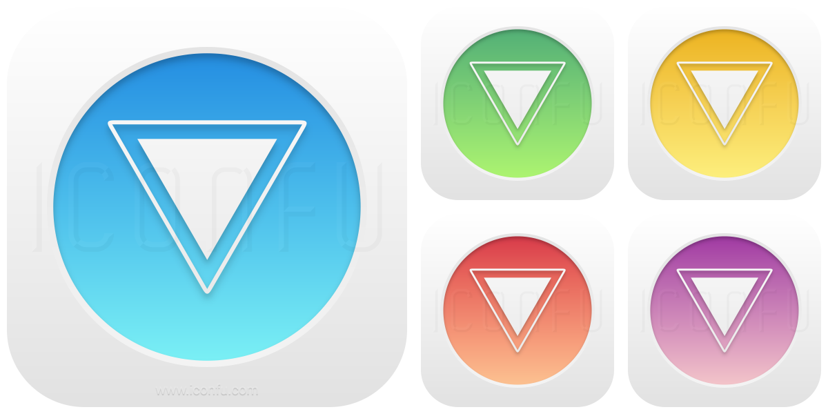 1200x600 Sign Yield Icon