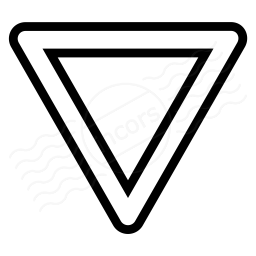 256x256 Iconexperience I Collection Sign Yield Icon